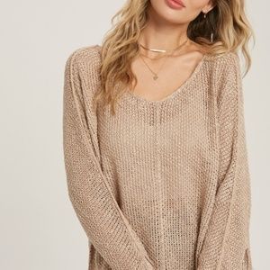 Reverse Seam Loose Fit Sweater